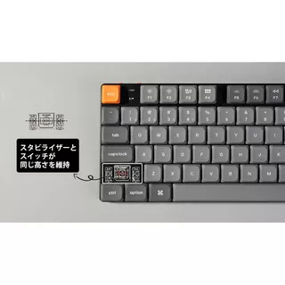 K5 Max QMK/VIA ワイヤレス カスタム・メカニカルキーボード - White LED - US配列(テンキー付 / フルサイズ) / Gateronロープロファイル2.0メカニカルスイッチ茶軸のサムネイル(10)