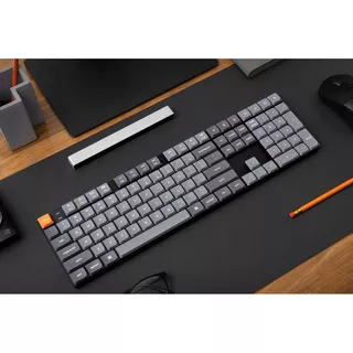 K5 Max QMK/VIA ワイヤレス カスタム・メカニカルキーボード - White LED - US配列(テンキー付 / フルサイズ) / Gateronロープロファイル2.0メカニカルスイッチ茶軸のサムネイル(5)
