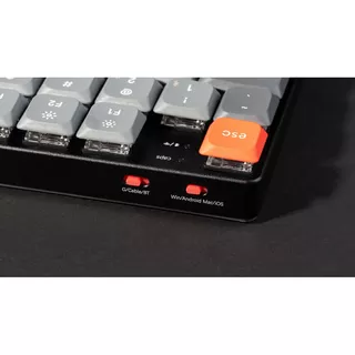 K5 Max QMK/VIA ワイヤレス カスタム・メカニカルキーボード - White LED - US配列(テンキー付 / フルサイズ) / Gateronロープロファイル2.0メカニカルスイッチ茶軸のサムネイル(7)