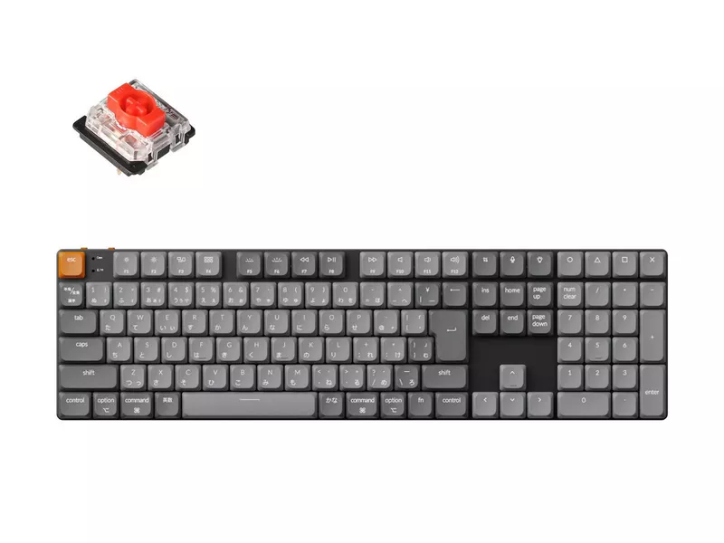 新品・未開封｜Keychron K5 QMK v2（赤軸・白色バックライト） Keychron K5 Max QMK/VIA ワイヤレス カスタム・メカニカル