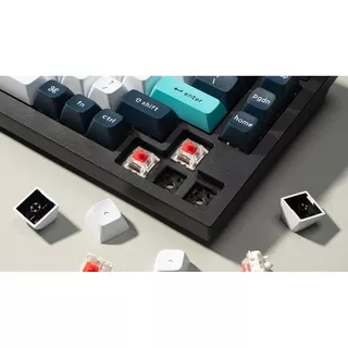 Q1 Max QMK/VIA ワイヤレス カスタム・メカニカルキーボード - RGB - JIS配列(テンキーレス)- カーボンブラック / Gateron Jupiter スイッチ(ホットスワップ)バナナ軸のサムネイル(1)