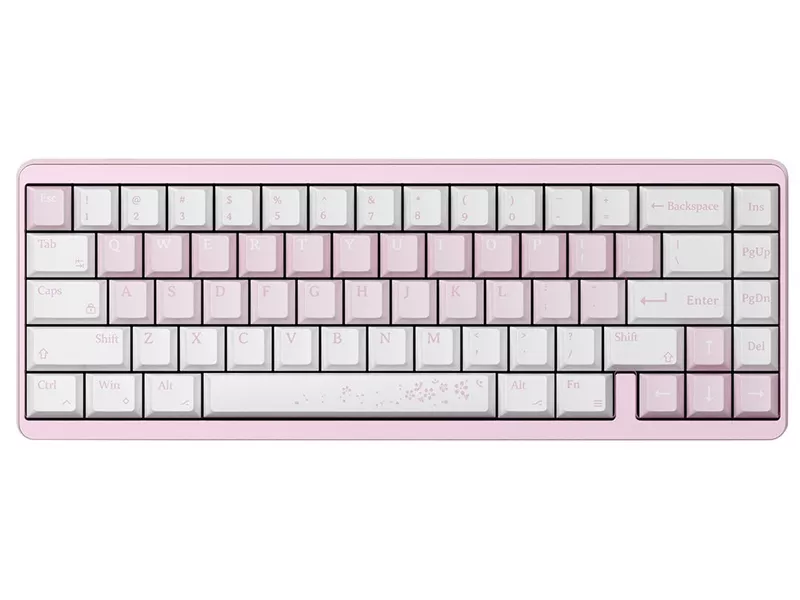 Varmilo Muse 65 Magnet Switch Wired Hot-Swap RGB 67 Keys Metal Gaming Mechanical Keyboard Sakuraの商品メイン画像