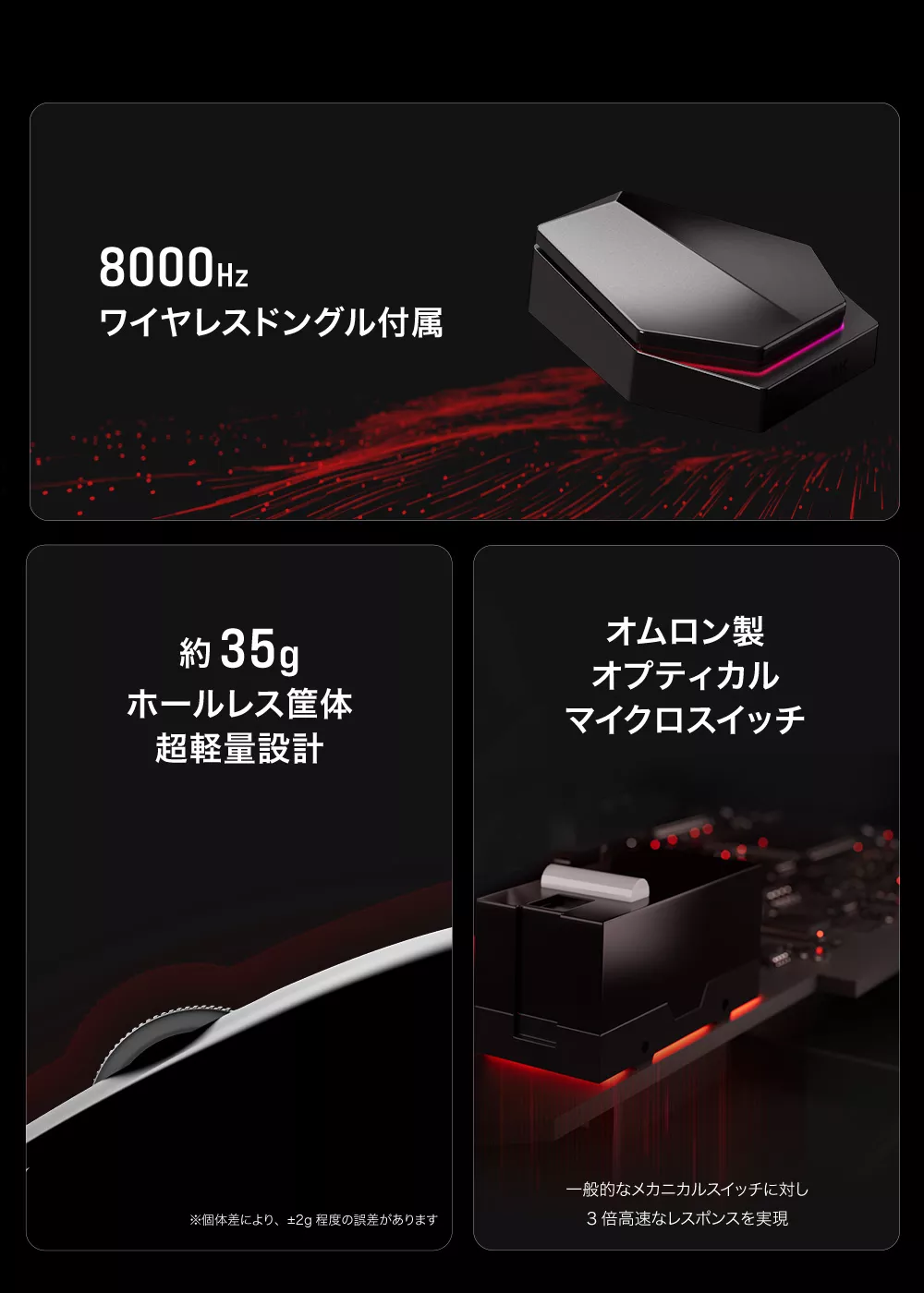 Amazon.co.jp: ATK ワイヤレス ゲーミングマウス Blazing Sky F1