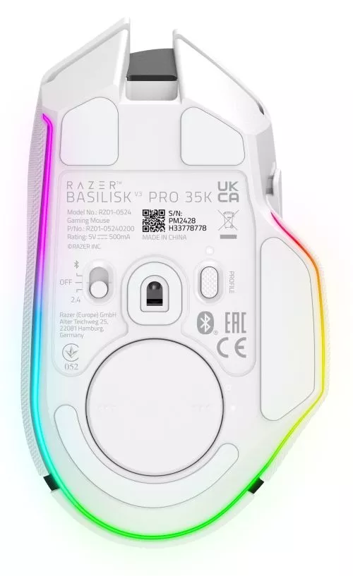 ★美品★Razer Basilisk V3 Pro White RGB ホワイト Amazon.co.jp: Razer レイザー Basilisk V3 Pro 35K (White