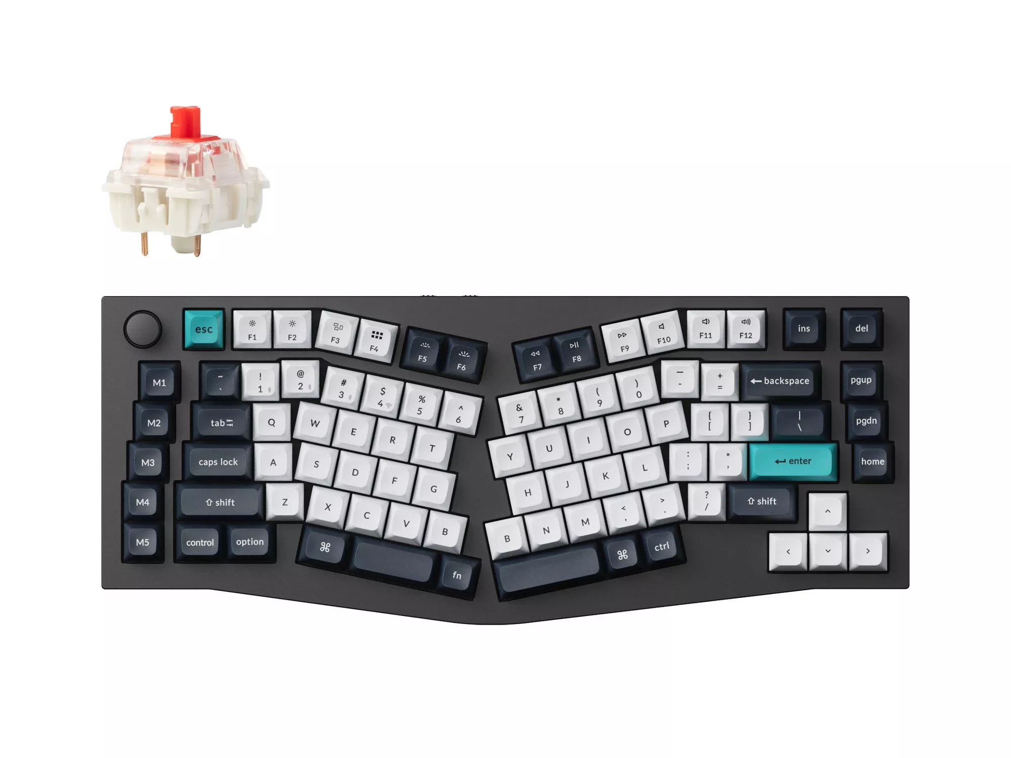 Keychron Q10 US配列 メカニカルキーボード 本体 Keychron Q10 Max(Aliceレイアウト) QMK/VIA ワイヤレス カスタム
