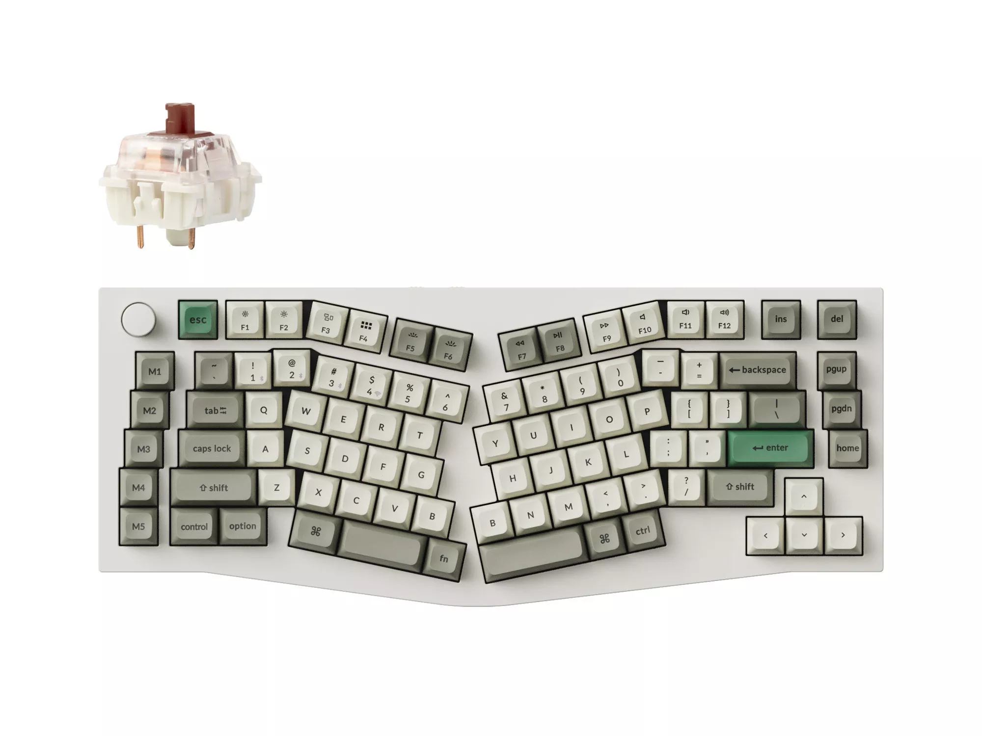 Keychron Q10 Max(Aliceレイアウト) QMK/VIA ワイヤレス カスタム 