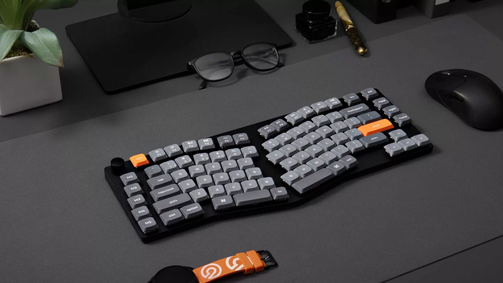 Keychron K15 Max(Aliceレイアウト) QMK ワイヤレス カスタム