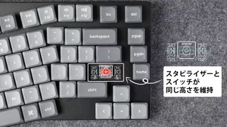 K15 Max(Aliceレイアウト) QMK ワイヤレス カスタム・メカニカルキーボード - WHITE LED - JIS配列  / ロープロファイルGateronメカニカルスイッチ赤軸のサムネイル(5)