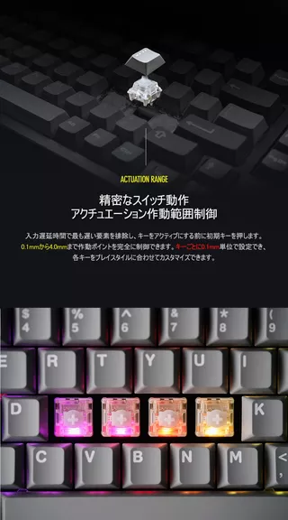 MAGENETIC KEYBOARD(RAPID TRIGER)VM75HE ブラックのサムネイル(16)