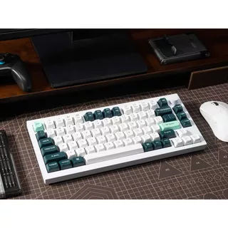Q1 HE マグネットスイッチ搭載 QMKワイヤレス・カスタムメカニカルキーボード - RGB - US配列(テンキーレス)- シェルホワイト / Gateron Nebula(ホットスワップ)のサムネイル(2)