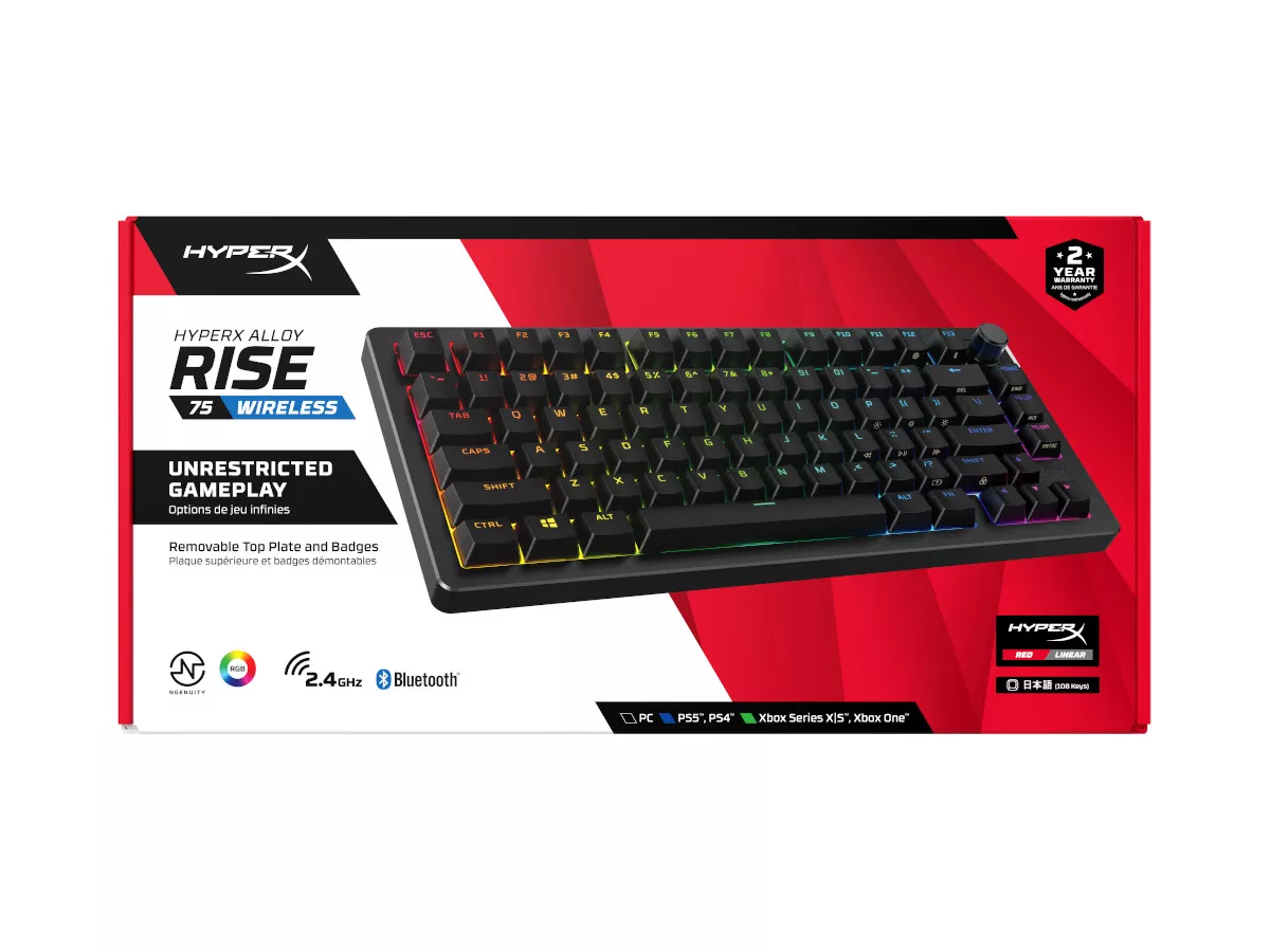 ぺ*す様 【美品】HyperX Alloy Rise 75＋交換用トッププレート Alloy Rise 75 - Gaming Keyboard Top Plate