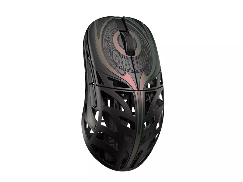 WLMOUSE Strider ゲーミングマウス /Black /TTC Nihil Transparent Black Dotの商品メイン画像