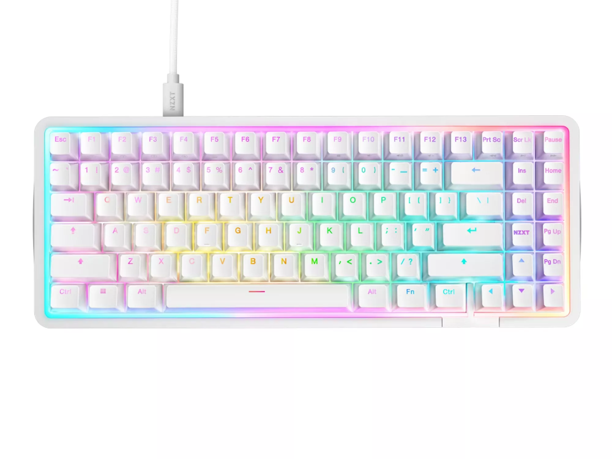NZXT Function Elite MiniTKL White Function - 製品詳細 | パソコン