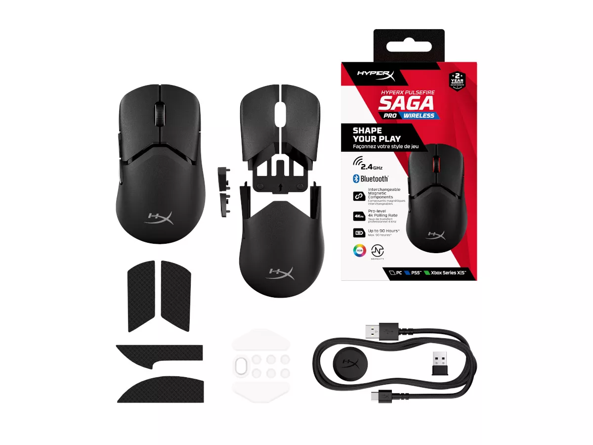 HyperX HyperX Pulsefire Saga Pro Wireless - 製品詳細