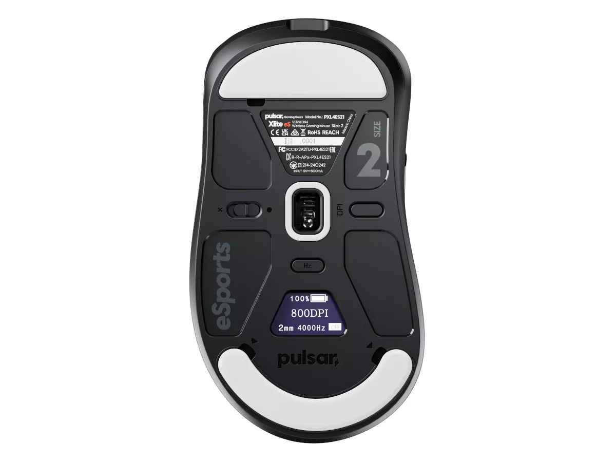 pulsar xlite v4 size2 8kドングル付き Xlite v4 Gaming Mouse - Ultimate Ergonomic Gaming Experience