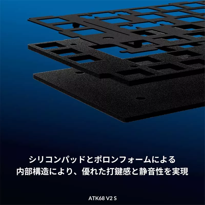 ATK(VXE) ATK68 V2 S GlacierBlue - 製品詳細 | パソコンSHOPアーク（ark）