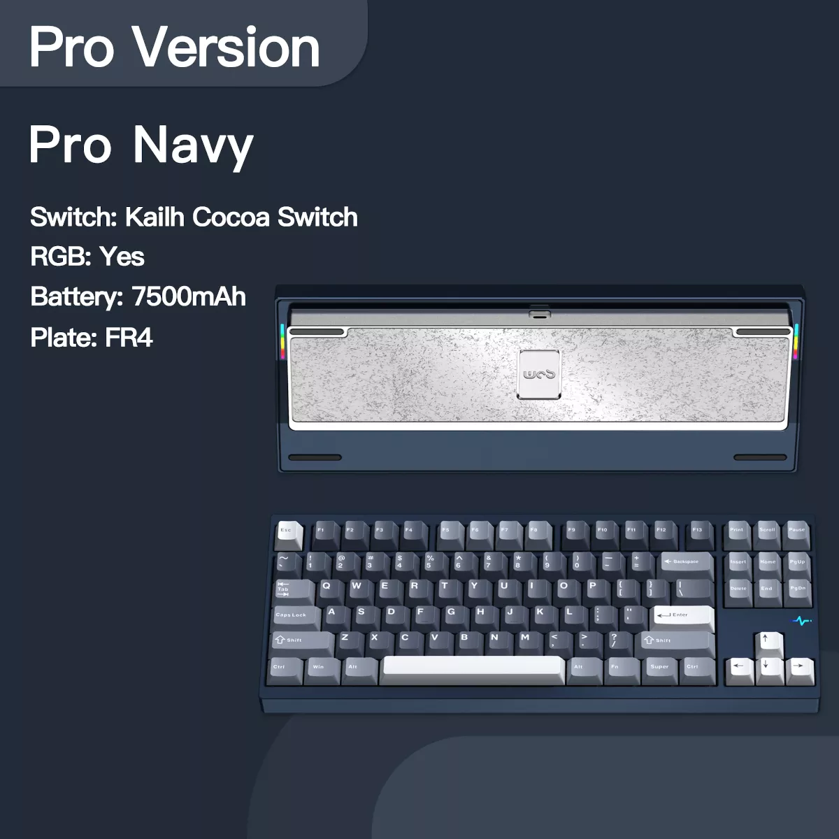 新品未開封】WOBKEY Crush80 Pro キーボード ブルー