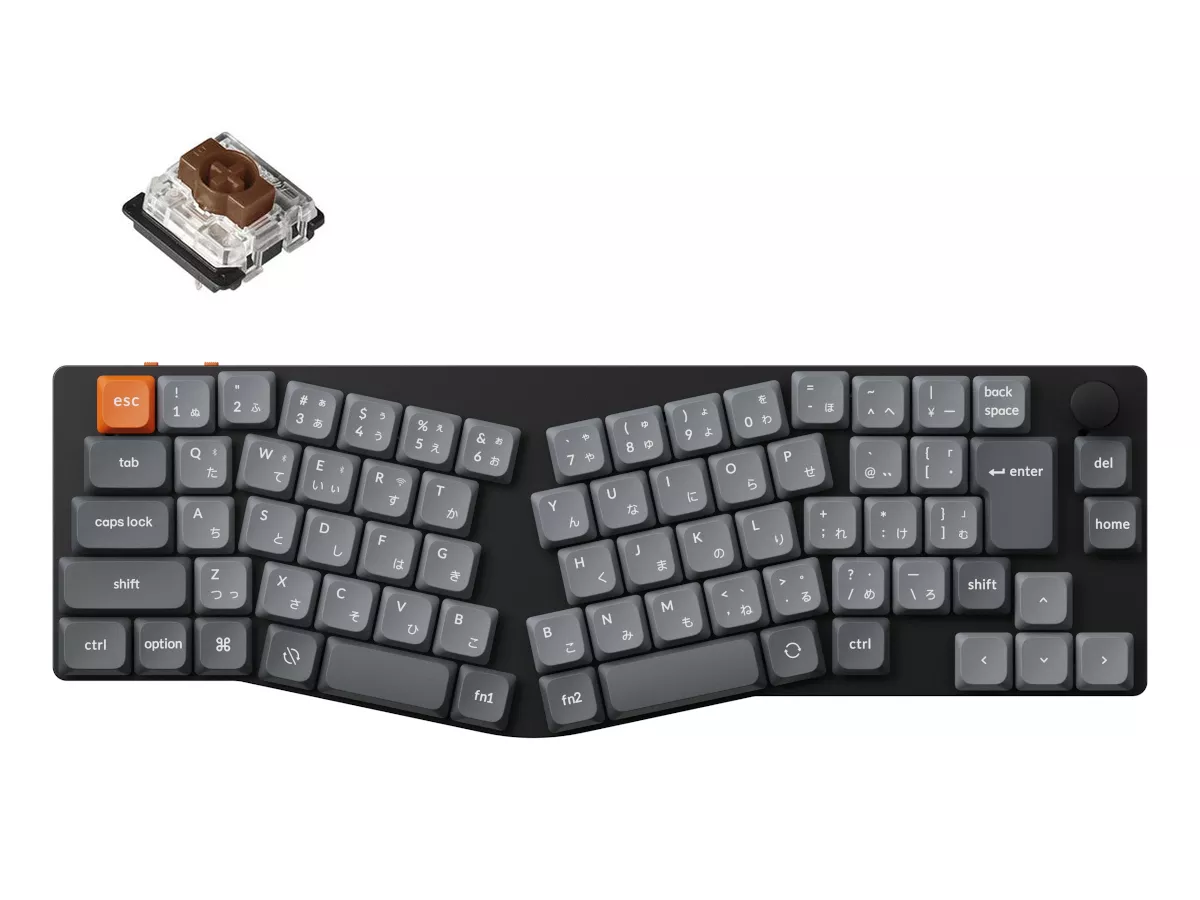 Keychron K11 Max JIS 茶軸｜65% Alice Keychron K11 Max(Aliceレイアウト) QMK ワイヤレス カスタム