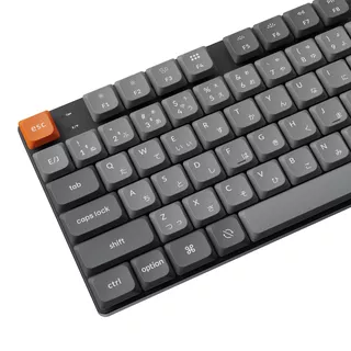 K13 Max QMK/VIA ワイヤレス カスタム・メカニカルKB - RGB - JIS配列(テンキー付 / 80%) / Gateronロープロファイル2.0メカニカルスイッチ(ホットスワップ) / PBTダブルショットキーキャップ赤軸のサムネイル(2)