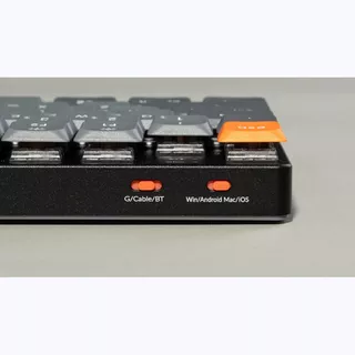 K13 Max QMK/VIA ワイヤレス カスタム・メカニカルKB - RGB - JIS配列(テンキー付 / 80%) / Gateronロープロファイル2.0メカニカルスイッチ(ホットスワップ) / PBTダブルショットキーキャップ赤軸のサムネイル(7)