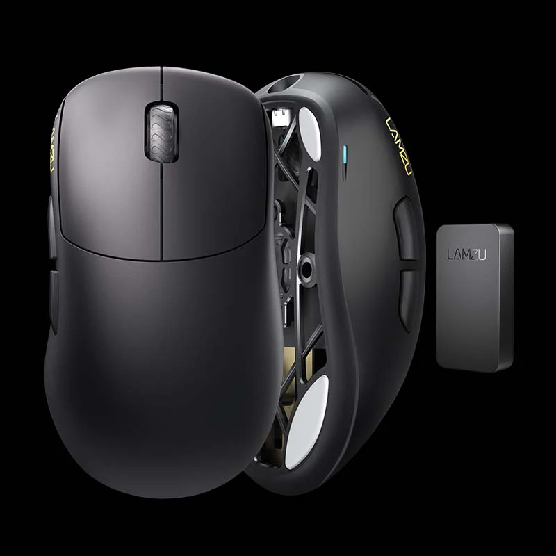 Lamzu Thorn BK ＋4Kレシーバー(BK) セット LAMZU Thorn 4K 4Kレシーバー付属 ワイヤレスゲーミングマウス