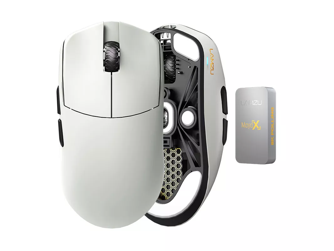 ホワイト ワイヤレスマウス 8kドック LAMZU Maya X 8K White MAYA - 製品詳細 | パソコンSHOPアーク（ark）