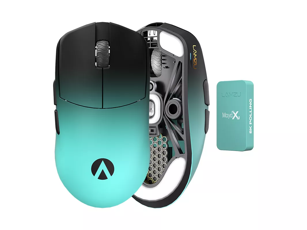 マウス・トラックボール Maya x 8k LAMZU MAYA X 8K PAW3950 Dual Mode 47g Mouse – mechkeysshop