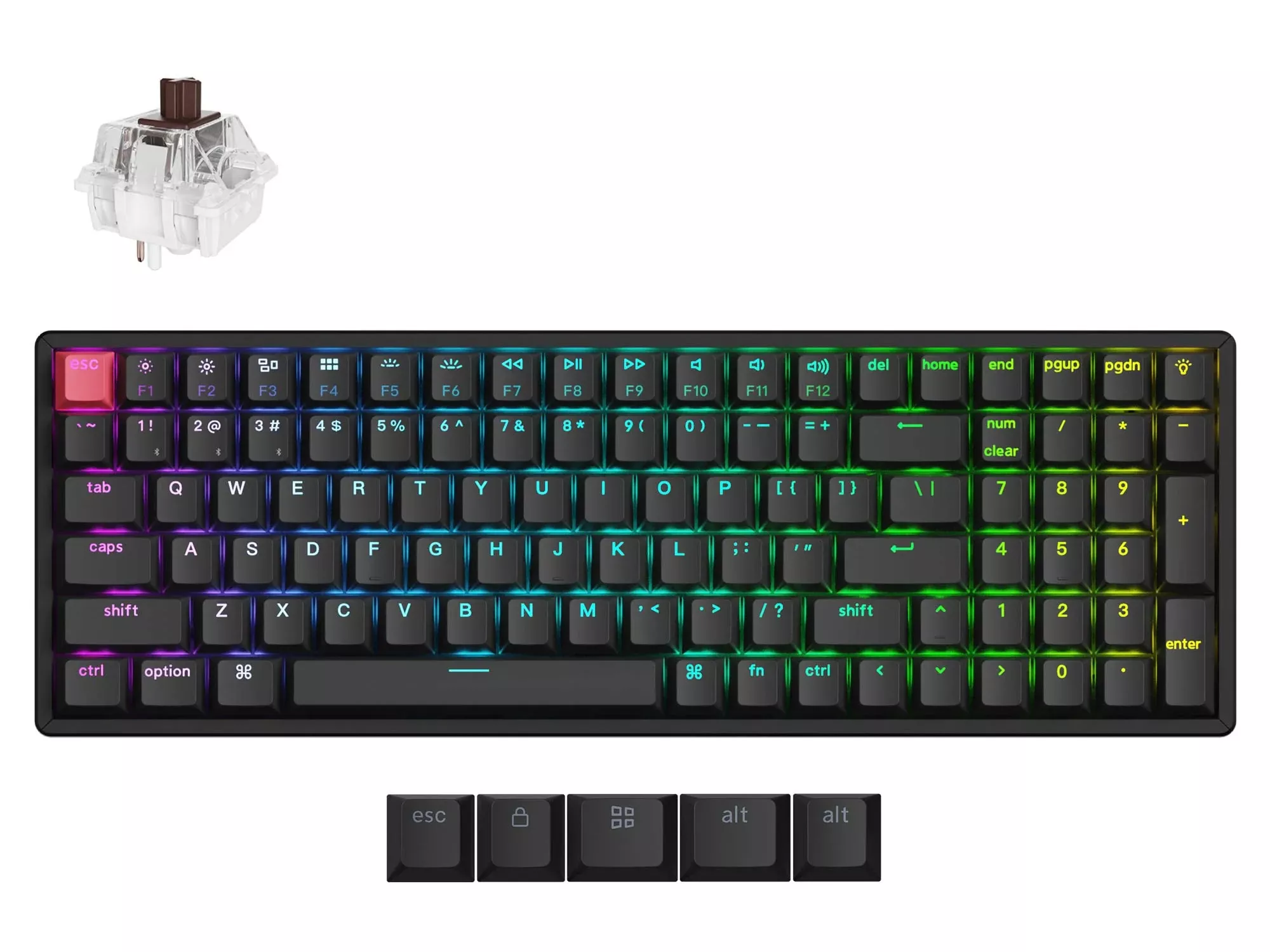 Keychron K4 無線 茶軸  US配列 Amazon | 【国内正規品】Keychron K4 Pro ワイヤレス・カスタム