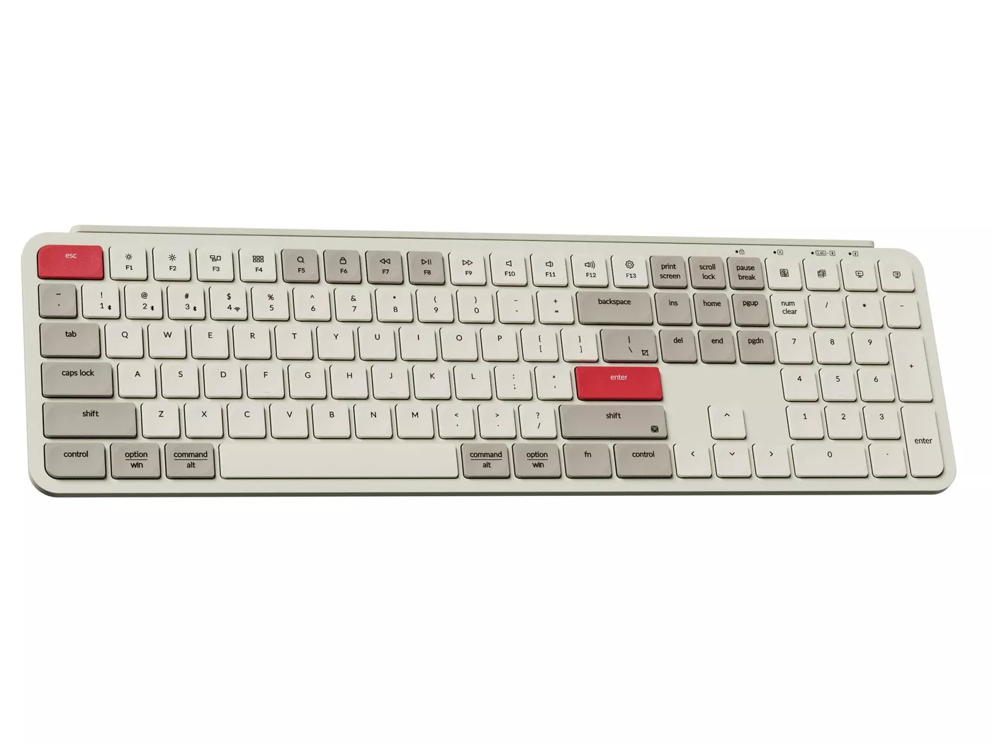 Keychron Keychron B6 Pro ウルトラスリム ワイヤレスキーボード - US