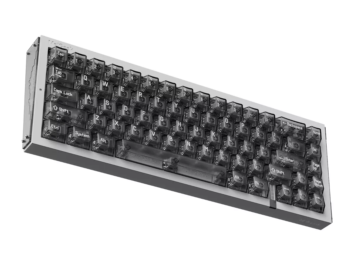 キーボード MelGeek Real67(Calcium Transparent Gray) MelGeek REAL67 Calcium Transparent Gray
