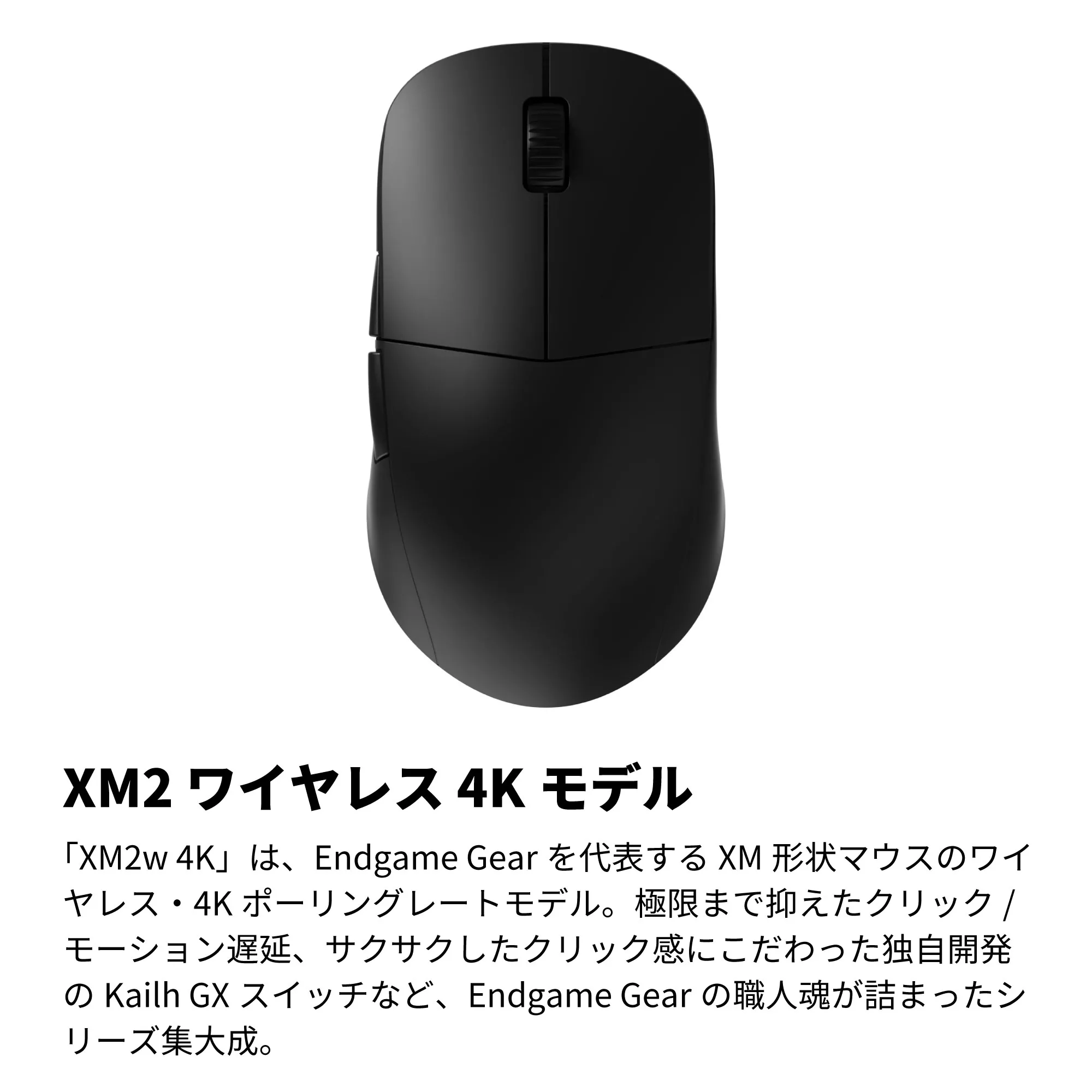 ENDGAME GEAR XM2w 4K ブラック Amazon.com: ENDGAME GEAR XM2w 4k Wireless Gaming Mouse