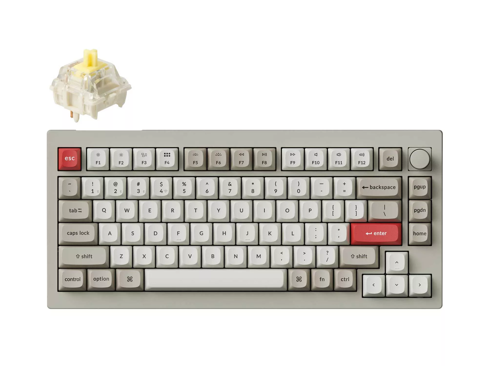 Keychron V1 Max QMK/VIA ワイヤレス カスタム・メカニカルキーボード