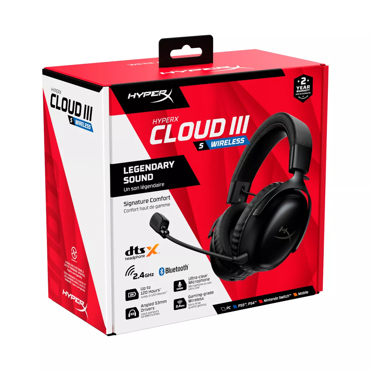 【新品・未使用】HYPERX CLOUD Ⅲ WIRELESS ② Amazon.co.jp: ハイパーエックス(HyperX) HyperX Cloud III