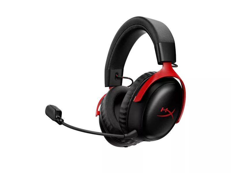 HyperX Cloud III S Wireless (Black/Red)の商品メイン画像