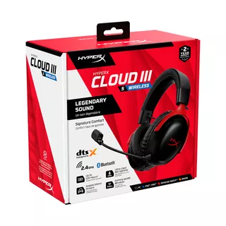 HyperX Cloud III S Wireless (Black/Red)のサムネイル(4)
