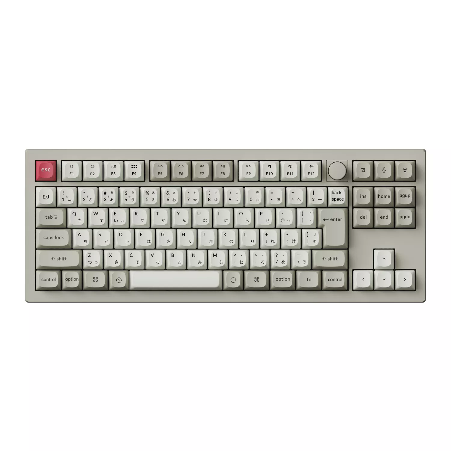 V3 MAX QMK ワイヤレスカスタム・メカニカルキーボード - RGB - JIS配列(テンキーレス)- レトロカラー / Gateron Jupiter スイッチ(ホットスワップ)茶軸のサムネイル(2)
