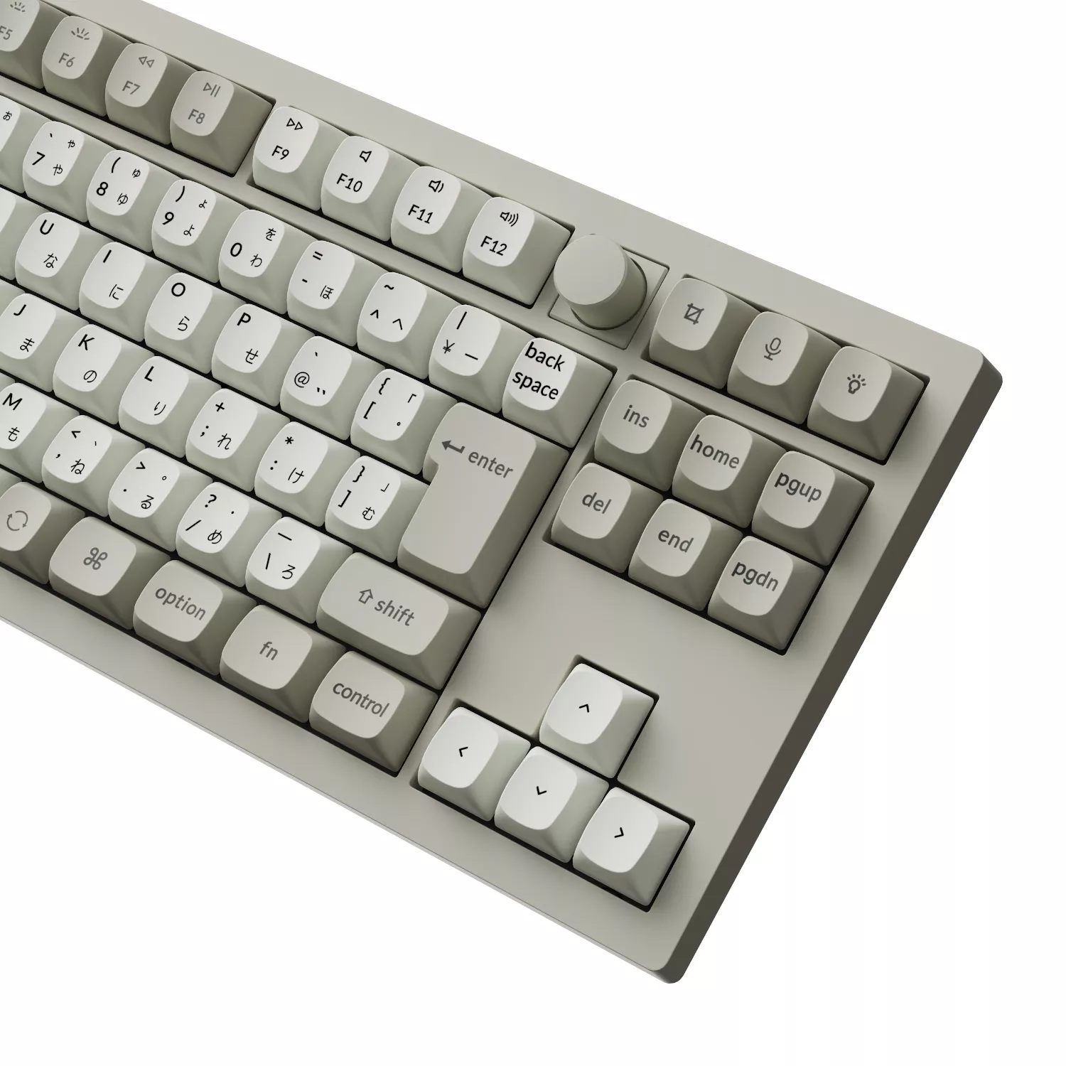 V3 MAX QMK ワイヤレスカスタム・メカニカルキーボード - RGB - JIS配列(テンキーレス)- レトロカラー / Gateron Jupiter スイッチ(ホットスワップ)茶軸のサムネイル(3)