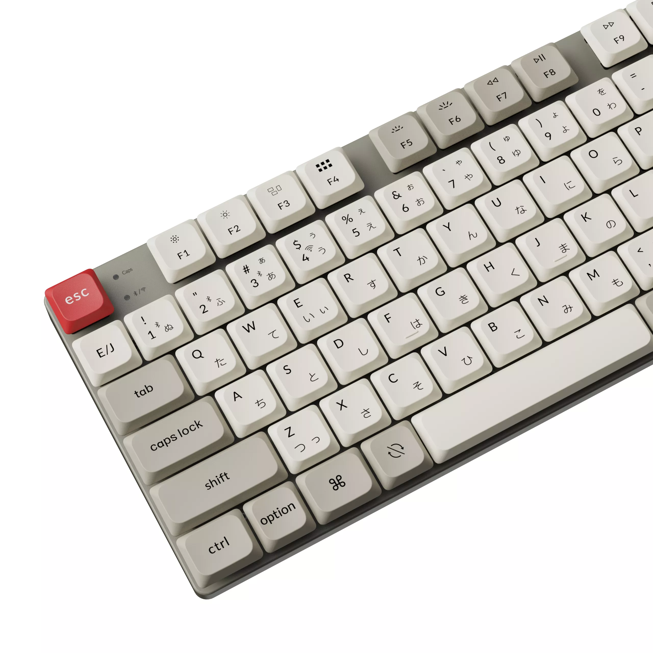 K5 Max QMK/VIA ワイヤレス カスタム・メカニカルキーボード - White LED - JIS配列(テンキー付 / フルサイズ)- レトロカラーのサムネイル(3)