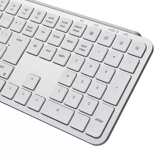 Keychron B6 Pro ウルトラスリム ワイヤレスキーボード - JIS配列(テンキー付 / 100%フルサイズ) / シザースイッチ(本体カラー:シルバー / かな印字なし)のサムネイル(5)