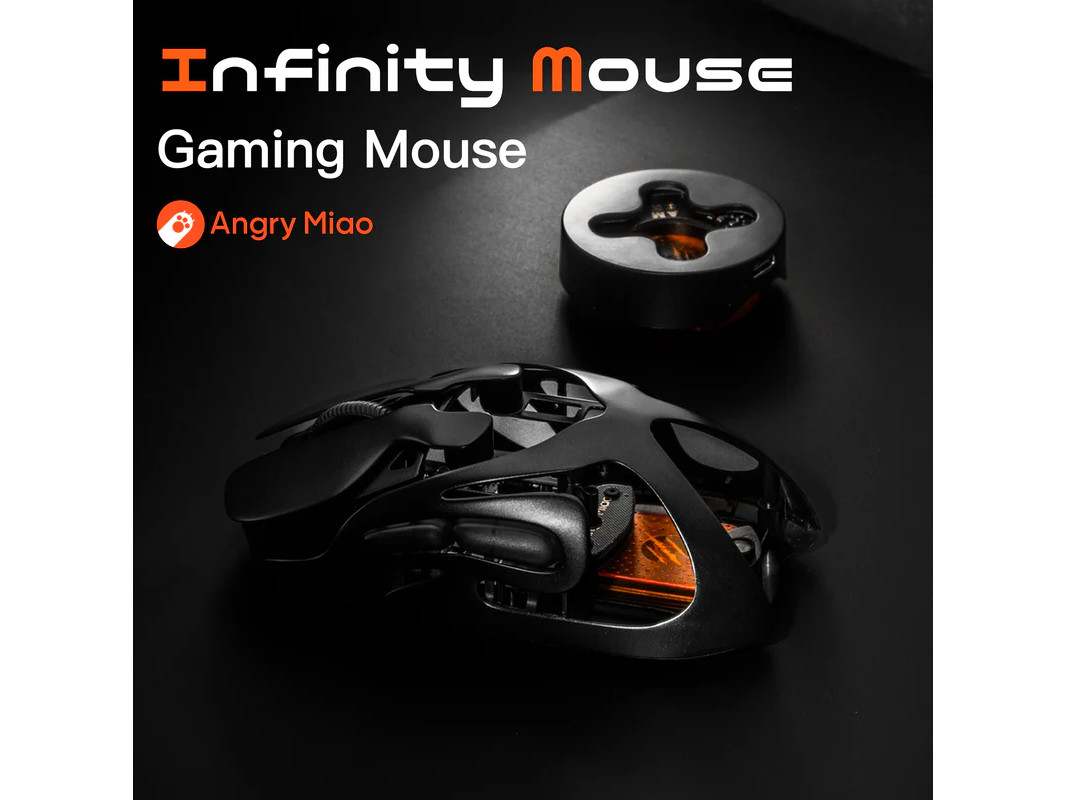 Angry Miao Infinity Mouse Basalt Black Infinity - 製品詳細
