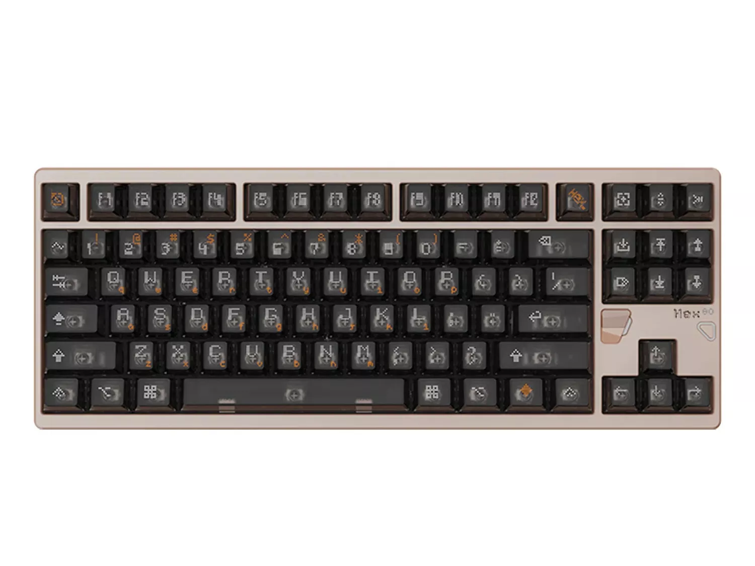 ATKxQK ATK x QK Hex80 TKL Magnetic Switch Keyboard Sand Gold