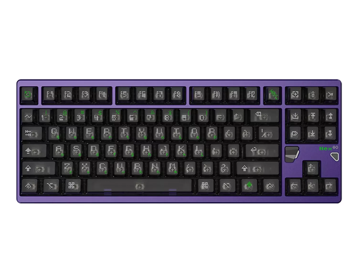 ATKxQK ATK x QK Hex80 TKL Magnetic Switch Keyboard Purple - 製品