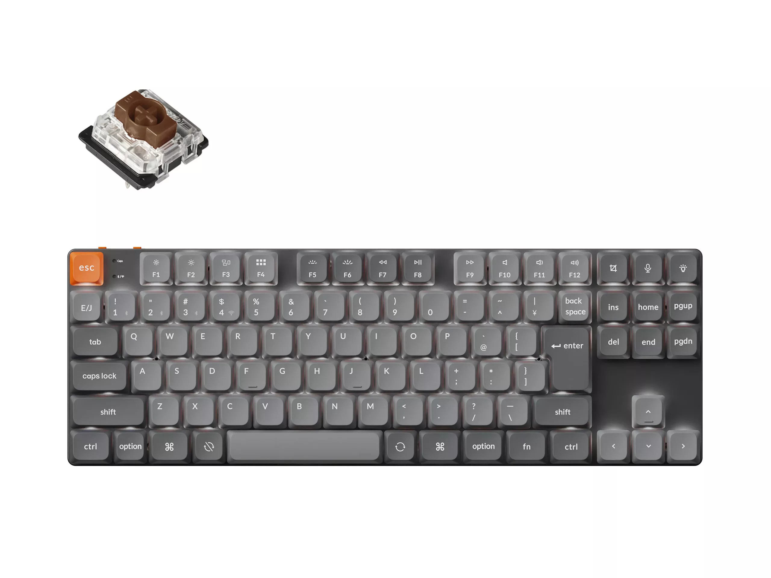 【美品】KeychronK3 Max ワイヤレスメカニカルキーボード JIS茶軸 キーボード V3 Max(茶軸) レトロカラー V3M-R3-JIS [有線・ワイヤレス