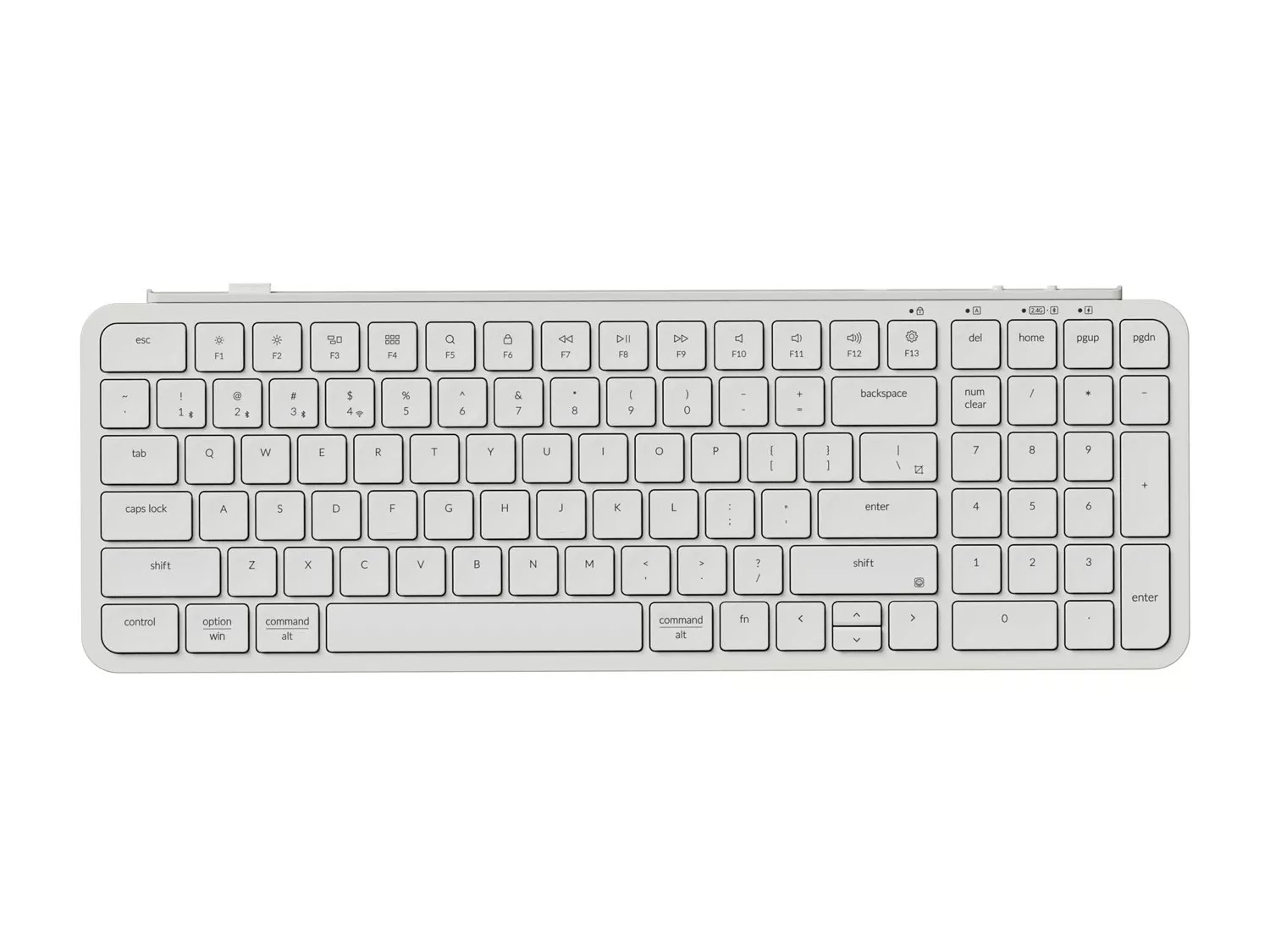 Keychron Keychron B2 Pro ウルトラスリム ワイヤレスキーボード - US