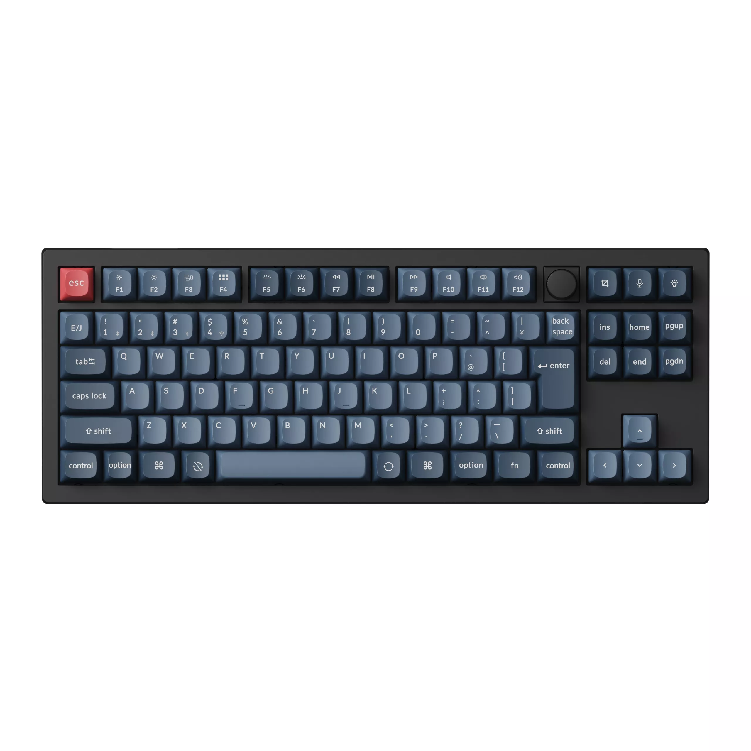 【美品】Keychron V1 Max JIS配列（かな印字無し）バナナ軸 Keychron V1 Max QMK/VIA ワイヤレス カスタム・メカニカルKB - RGB