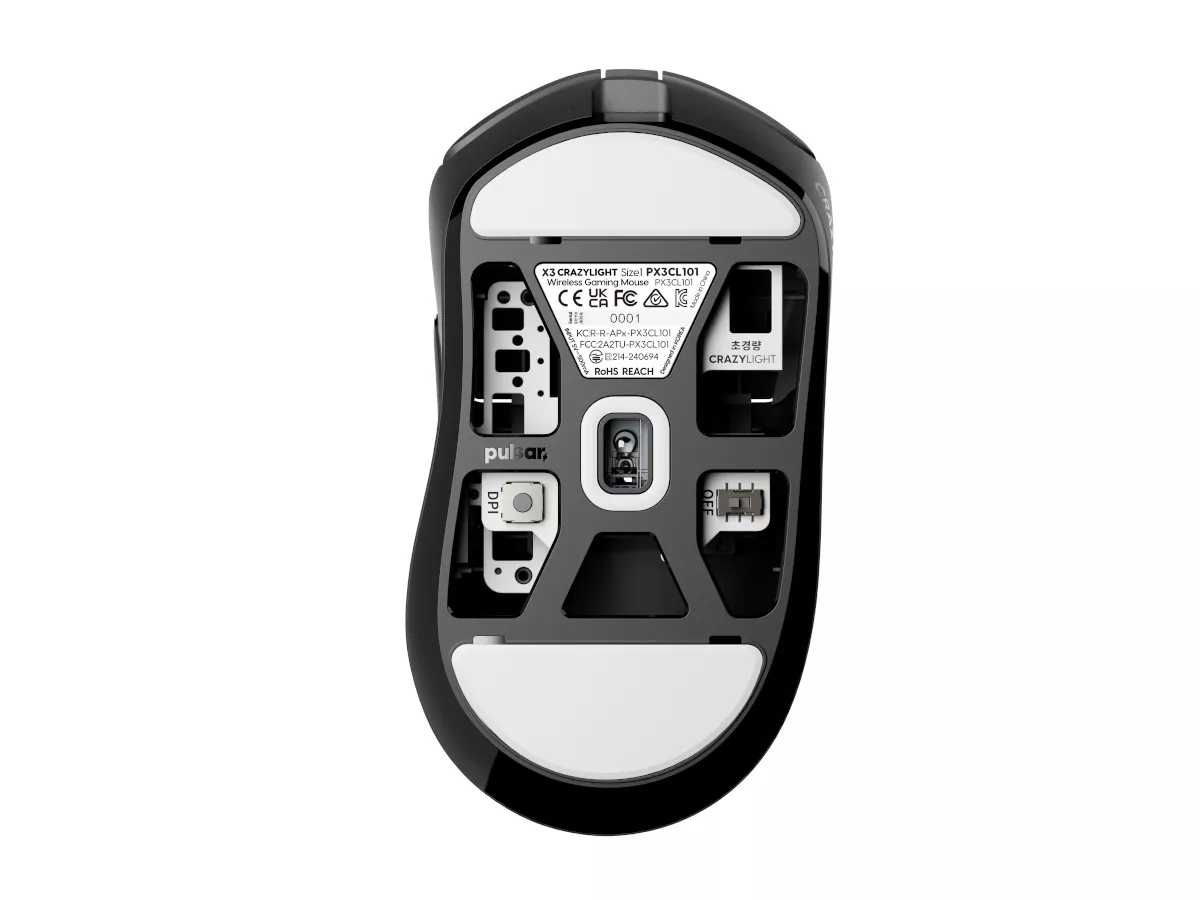 Pulsar Pulsar X3 LHD CrazyLight Mini Jet Black X3 CrazyLight