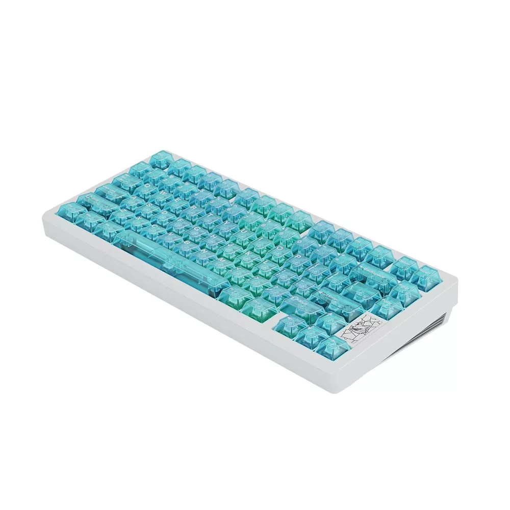 キーボード Chilkey Slice75 HE White WS Flux Slice75 HE Keyboard – Chilkey