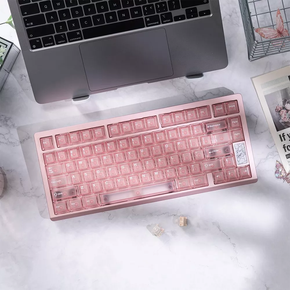 Chilkey Chilkey Slice75 HE Keyboard Pink WS Flux Switch Slice75