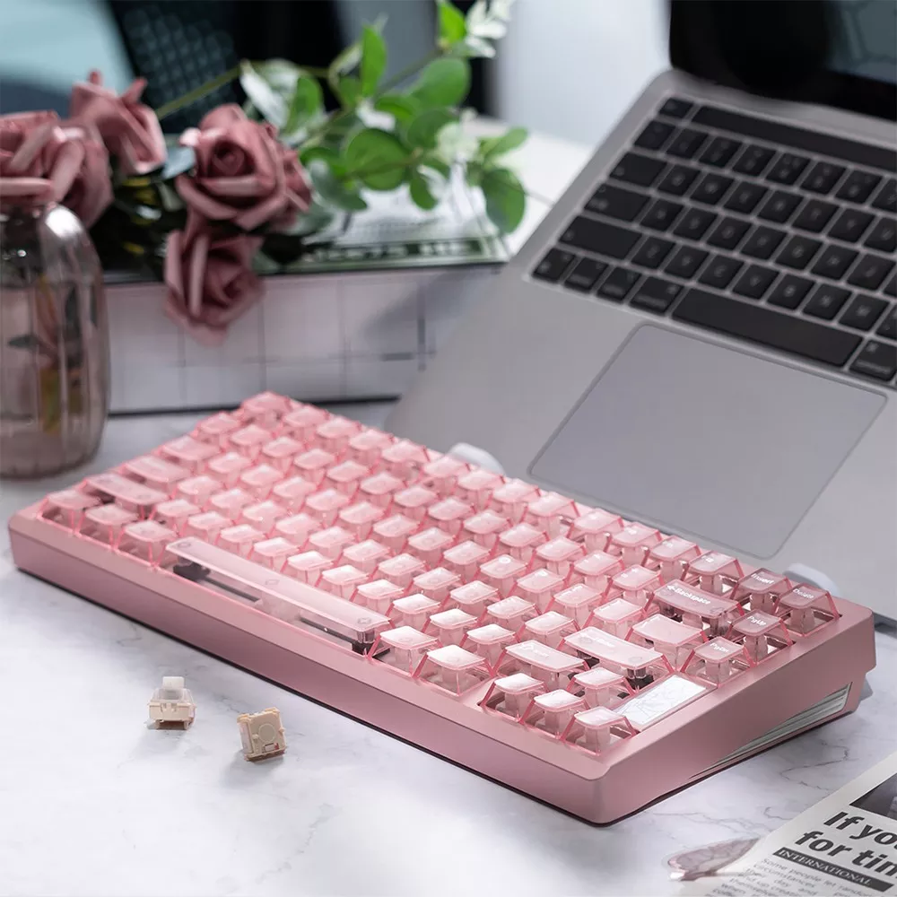 Chilkey Chilkey Slice75 HE Keyboard Pink WS Flux Switch Slice75