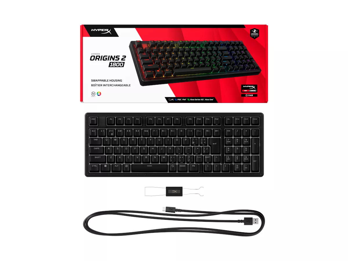 HyperX HyperX Origins 2 1800ゲーミングキーボード - 製品詳細